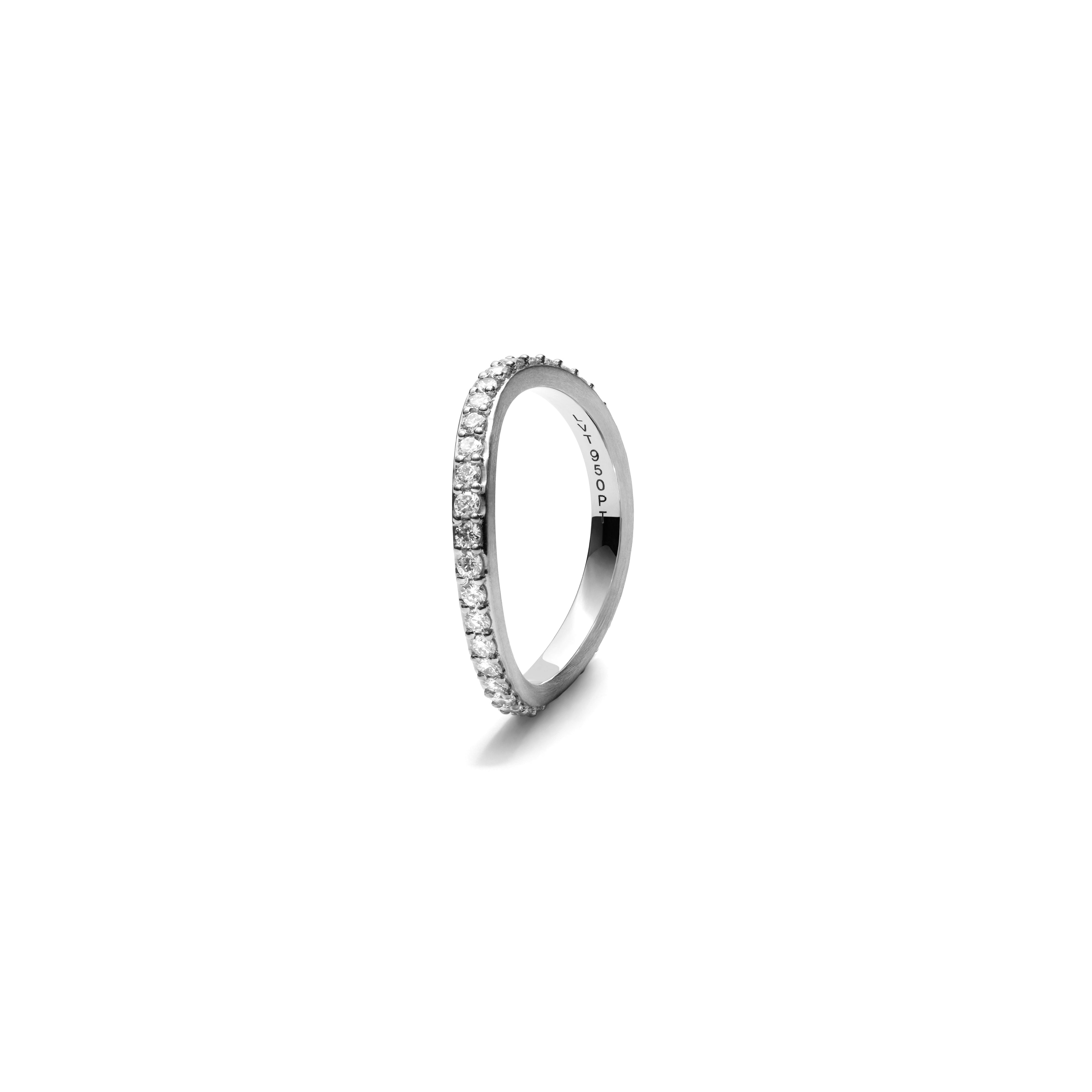 Crescent Diamonds Ring