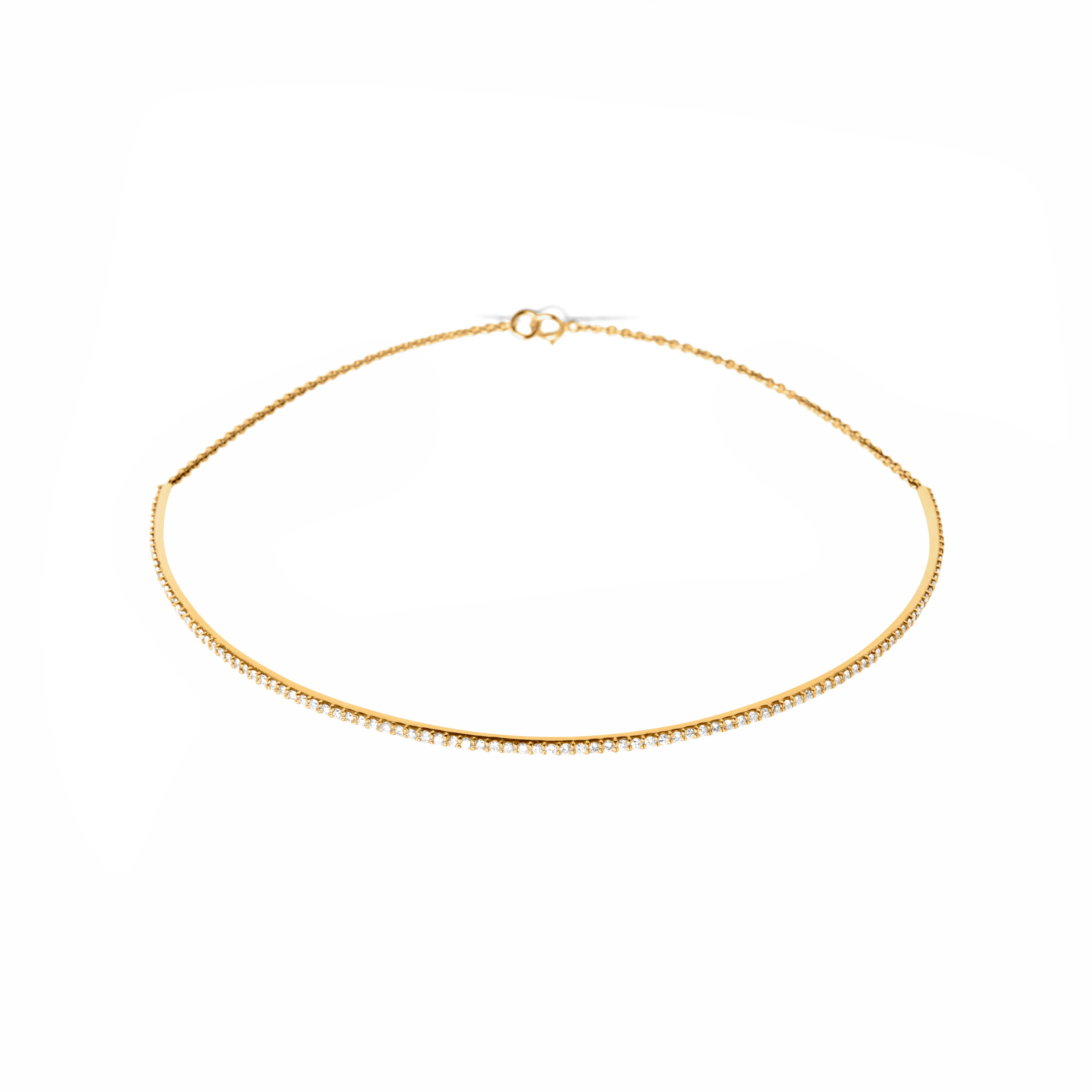 DIAMONDS ANCHOR CHOKER