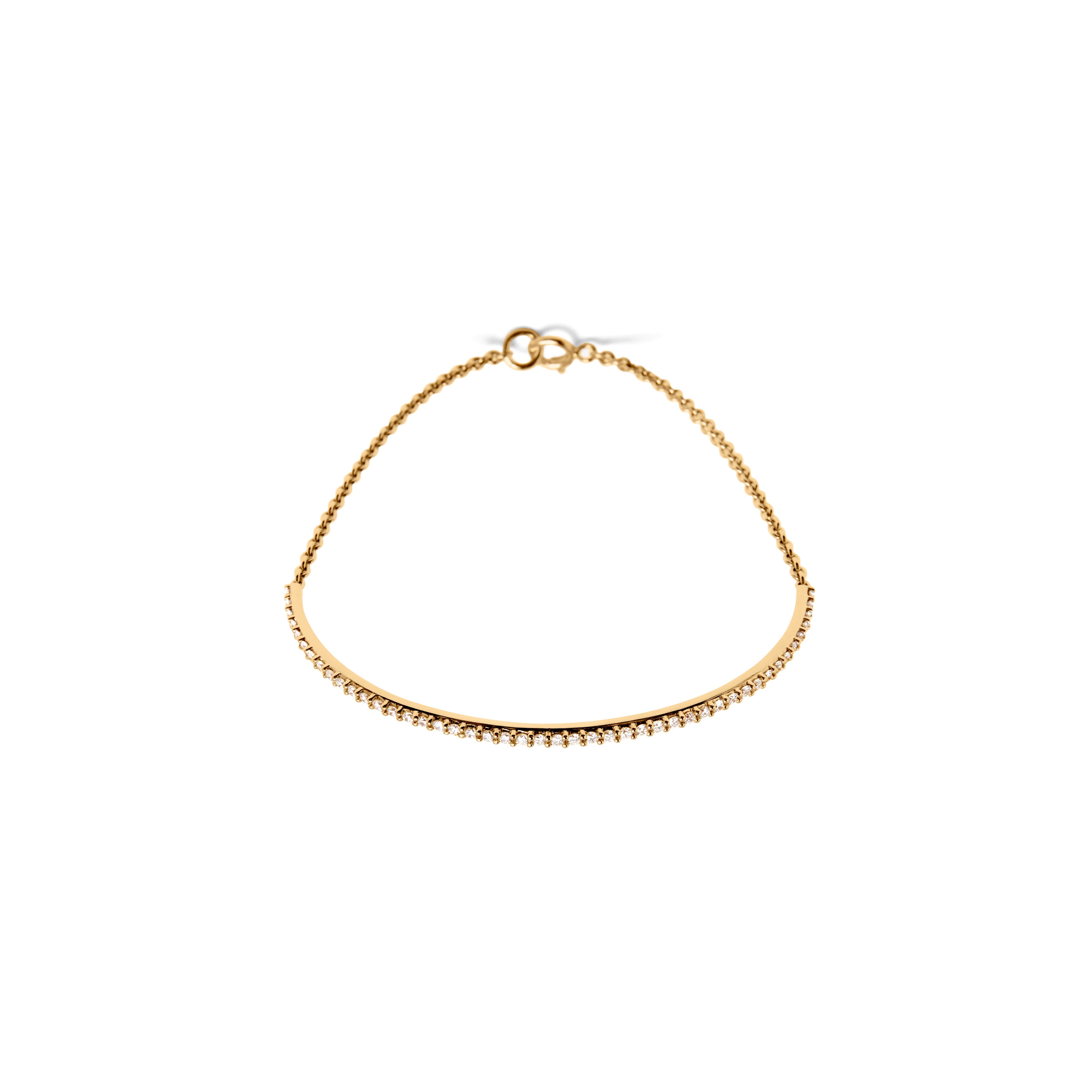 DIAMONDS ANCHOR BRACELET