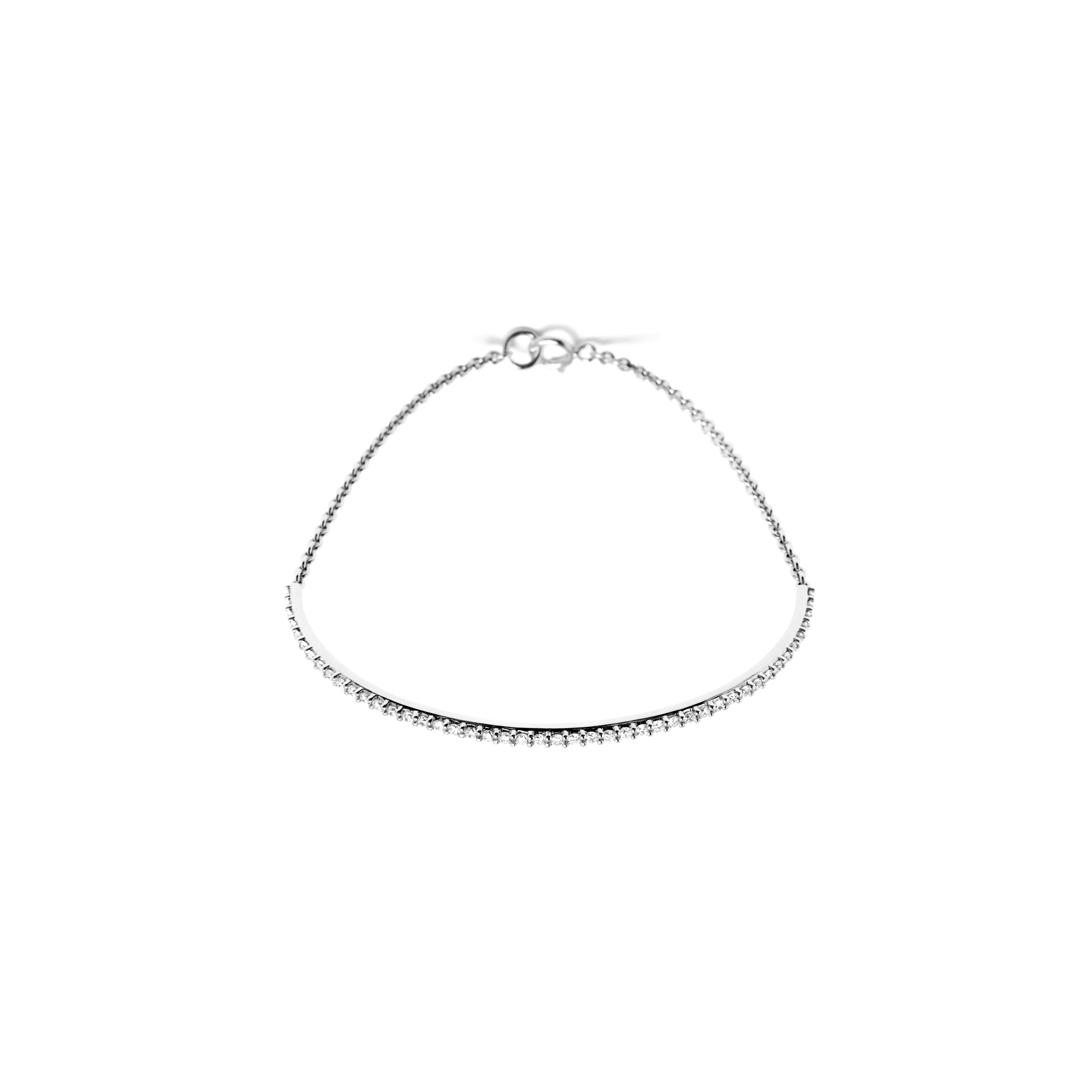 DIAMONDS ANCHOR BRACELET