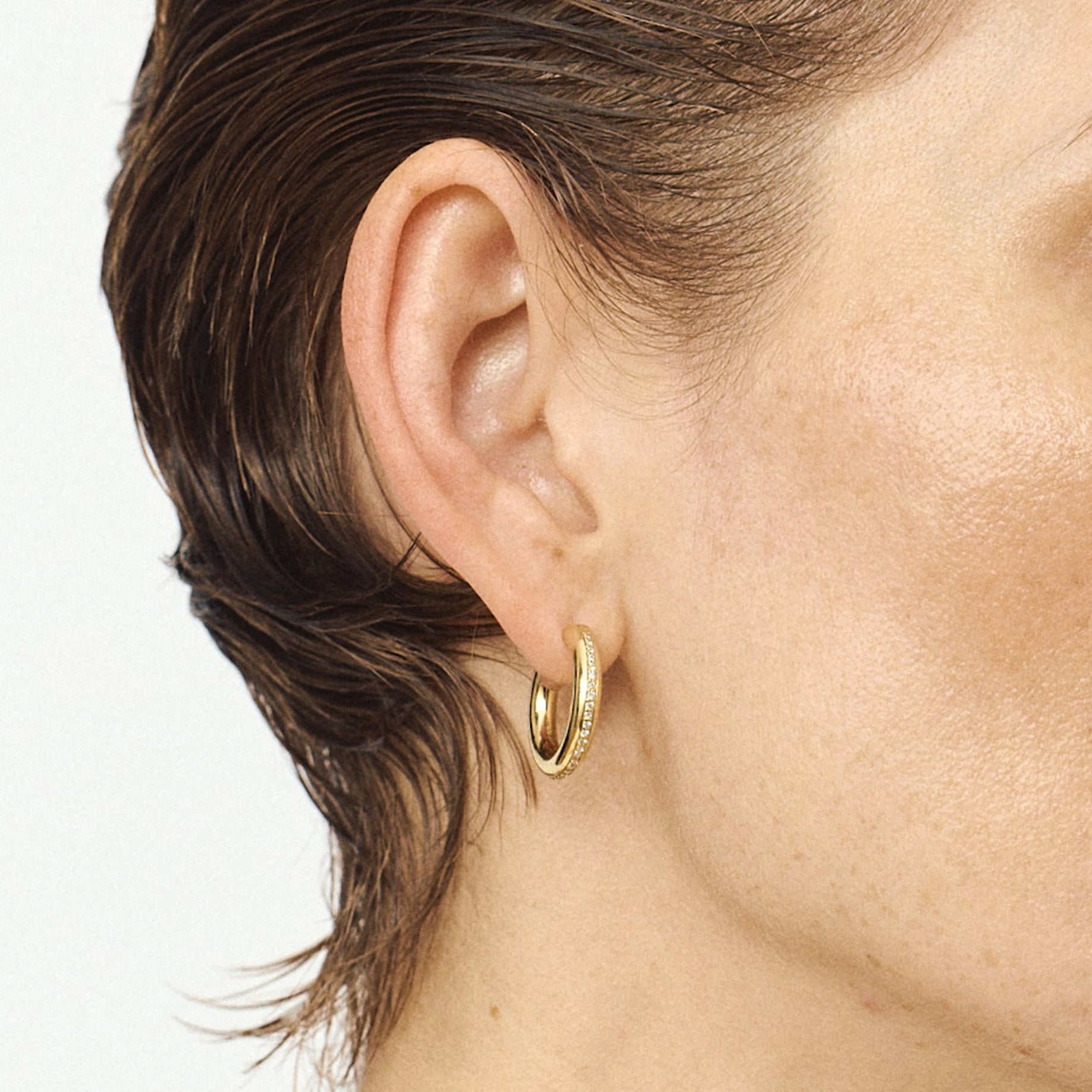 ROUND CREOLES DIAMONDS