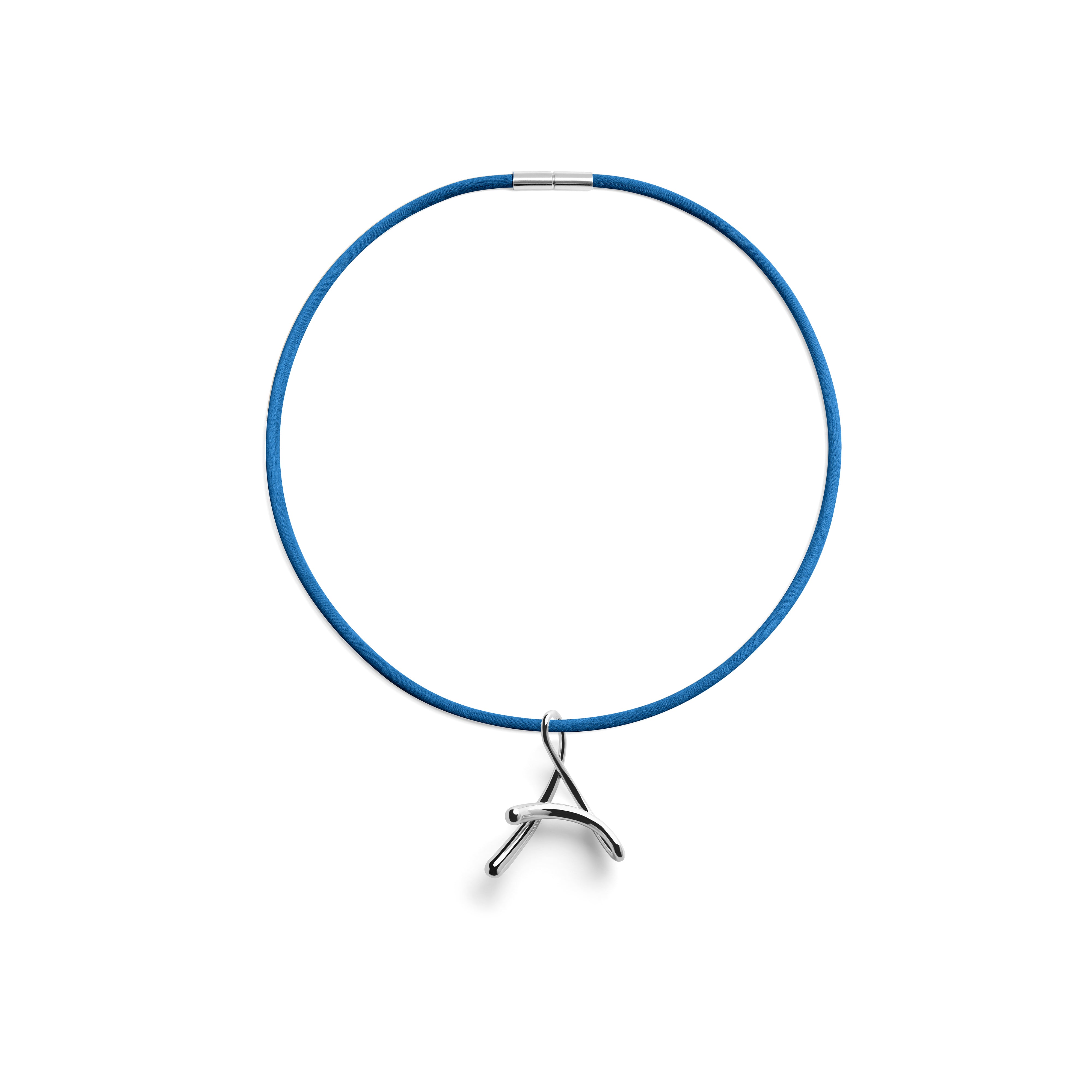 ROUND LETTER CHAIN - ROYAL BLUE
