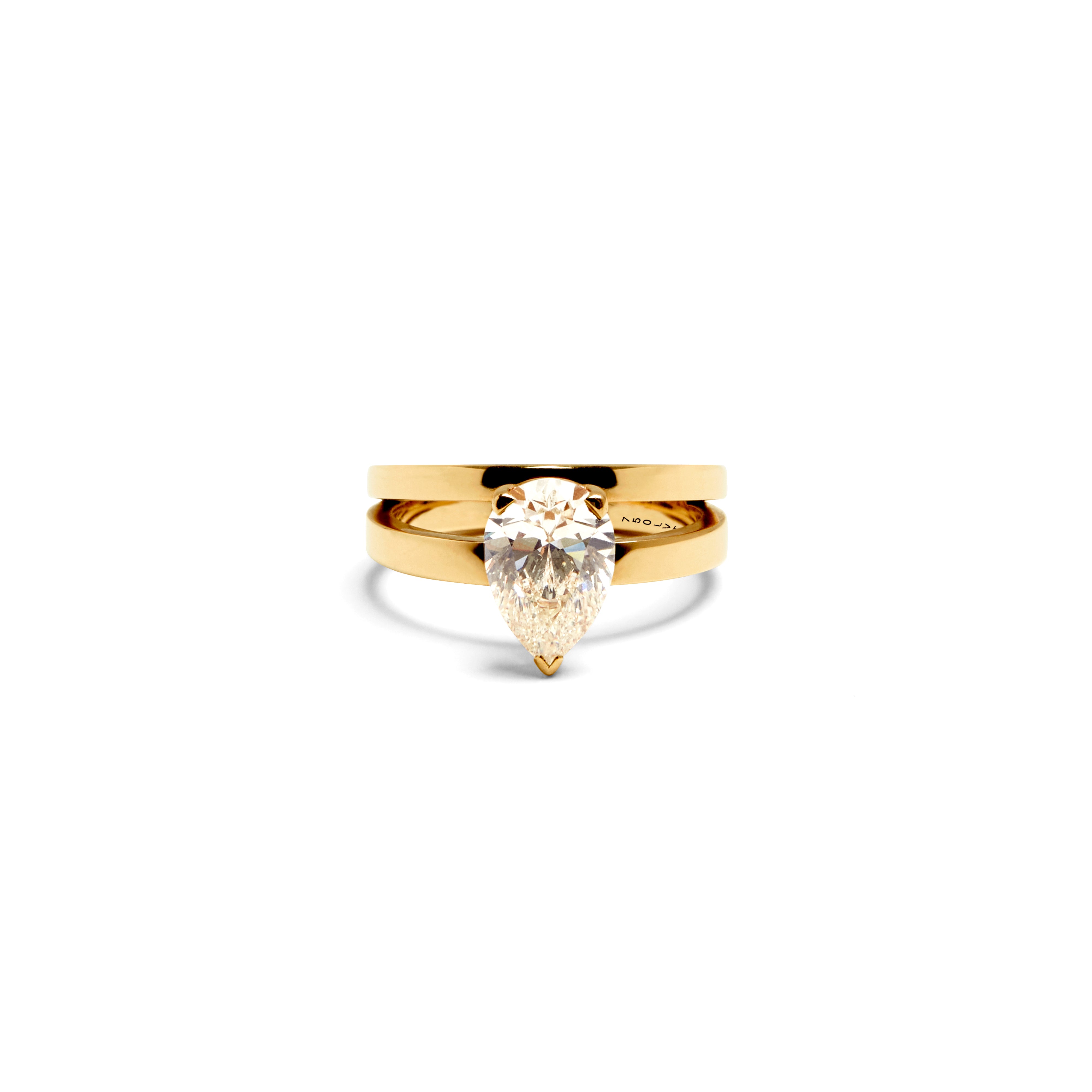 SYNERGY PEAR CUT DIAMOND RING